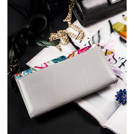 Große Damen Geldbörse bunt aus Leder & Öko-Leder – 4U Cavaldi