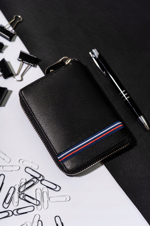 Große Herren Geldbörse aus Leder mit Reißverschluss – Always Wild