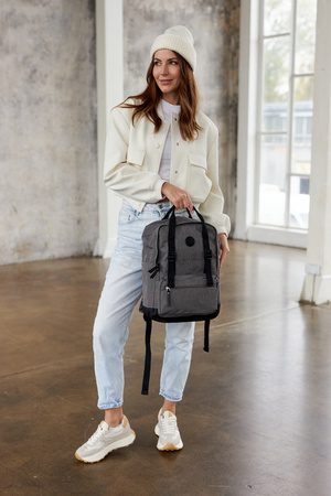 Großer City Rucksack mit Laptopfach – Himawari