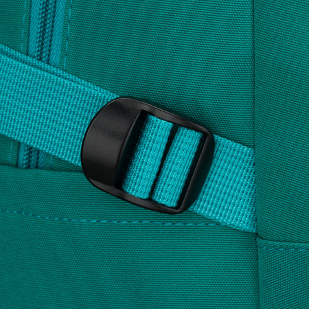 Grüner, jugendlicher Schulrucksack aus Polyester mit verstellbaren Schultergurten – Peterson