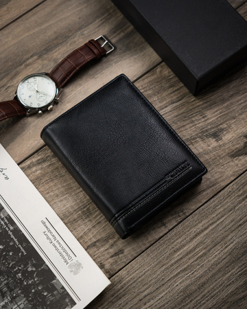 Große Herren Geldbörse aus Öko-Leder für Dokumente – Cavaldi