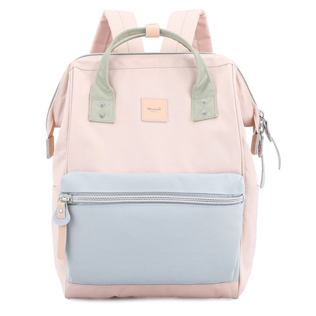 Städtischer Rucksack in Rosa-Blau mit verstellbaren Gurten – Himawari