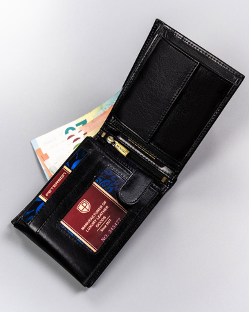 Große Herren-Geldbörse aus Leder mit RFID-Schutz – Peterson