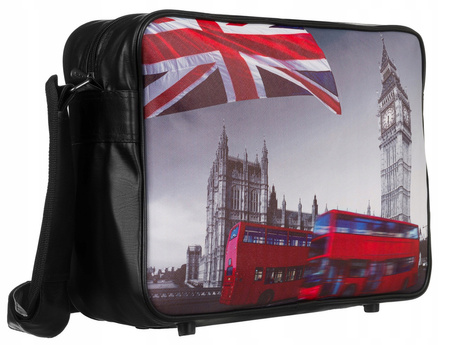 Geräumige, jugendliche Umhängetasche mit breitem Gurt – Loren