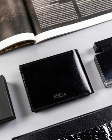 Große Herren Geldbörse aus Leder ohne äußeren Verschluss – Peterson