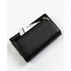 Geräumige schwarze Damen Geldbörse aus Leder mit RFID-Schutz – Rovicky