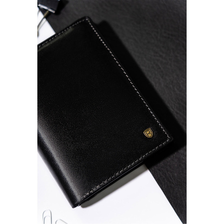 Herren Geldbörse aus Leder für Dokumente mit RFID – Rovicky