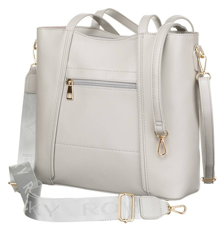 Geräumige 2-in-1 Damentasche aus Öko-Leder – Rovicky