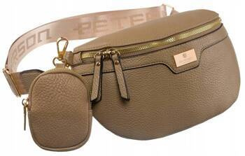 Geräumige Damen Gürteltasche mit breitem Gurt und zusätzlicher Geldbörse – Peterson