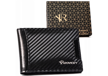 Kleine Herren Geldklammer aus echtem Leder – Rovicky