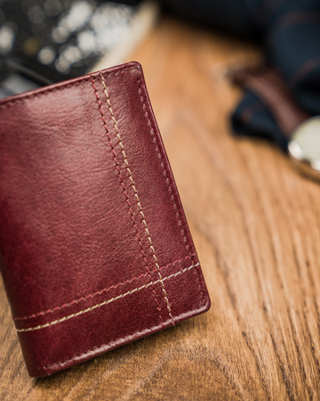 Kompakte Herren Geldbörse aus Leder – Always Wild