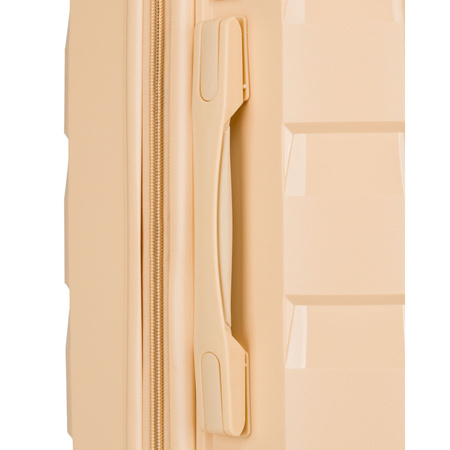 Kofferset in Beige aus Polypropylen mit ausziehbaren Griffen - Peterson