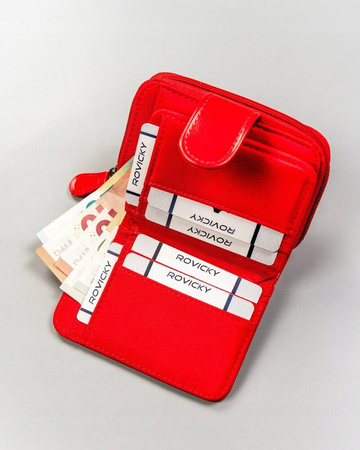 Klassische geräumige Damen Geldbörse aus Öko-Leder – 4U Cavaldi