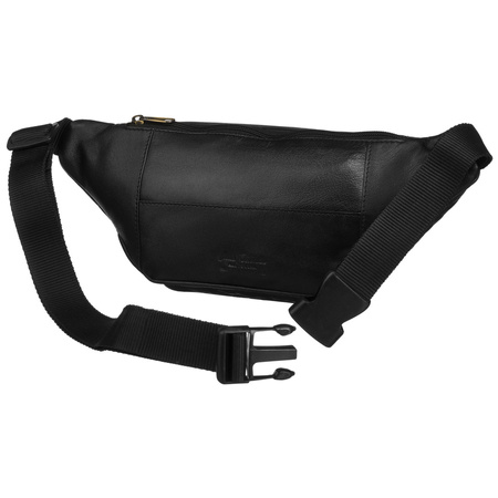 Herren Gürteltasche schwarz aus Leder – Peterson