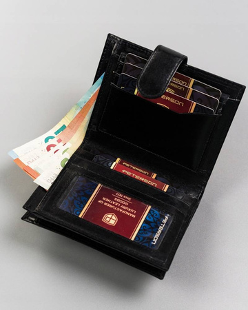 Große Herren Geldbörse mit Druckknopfverschluss – Peterson