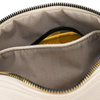Beige Damen-Gürteltasche aus Öko-Leder mit Reißverschluss – Peterson
