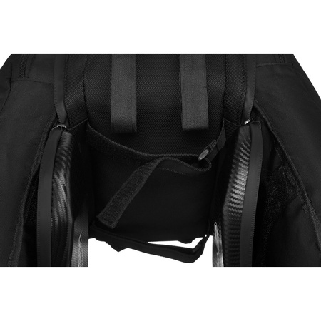 Schwarze Fahrradtasche für den Gepäckträger – Peterson