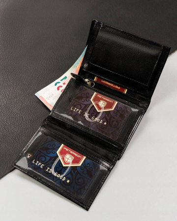 Klassische Herren Geldbörse ohne äußeren Verschluss – Peterson