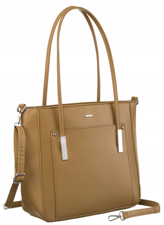 Klassischer Damen Shopper aus Öko-Leder – Rovicky