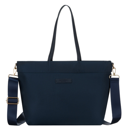 Damen-Shopper in Marineblau mit Magnetverschluss – Peterson