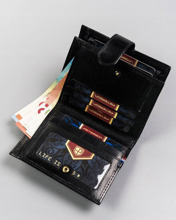 Große Herren Geldbörse mit Druckknopfverschluss – Peterson