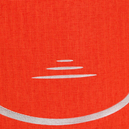 Touristenrucksack in Marineblau und Orange mit Reißverschluss – Peterson