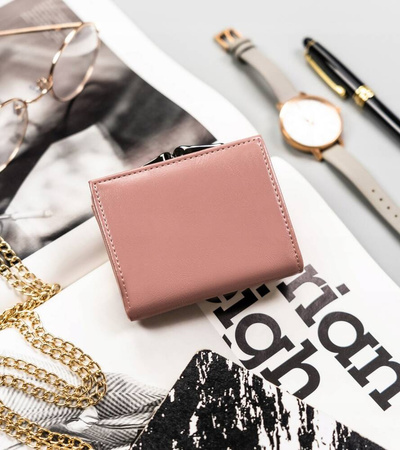 Elegante kleine Damen Geldbörse aus echtem und Öko-Leder – Rovicky