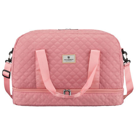 Rosa, Trainingstasche aus Polyester, mit zwei Fächern - Peterson
