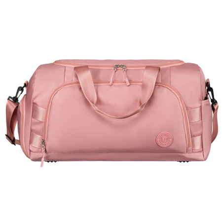 Rosa Wochenend-Reisetasche mit seitlichem Schuhfach – Peterson
