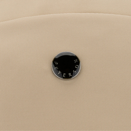 Kleiner Damen-Rucksack aus Polyester in Ecru, ein Hauptfach – Peterson