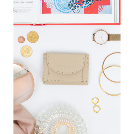 Kleine Damen Geldbörse aus echtem Leder – Rovicky