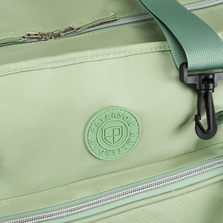 Grüne Wochenend-Reisetasche aus Polyester – Peterson