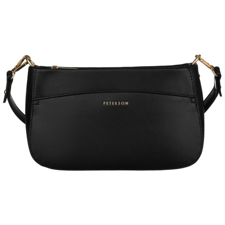 Damen Umhängetasche aus Öko-Leder mit abnehmbarem Gurt – Peterson