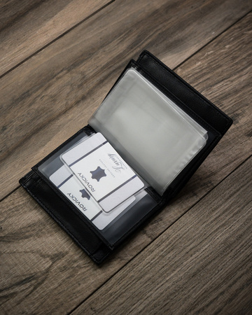 Große Herren Geldbörse aus Öko-Leder für Dokumente – Cavaldi