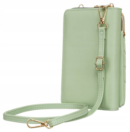 Mini Damen Handtasche in Grün mit abnehmbarem und verstellbarem Gurt – Rovicky