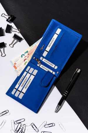 Große Herren Geldbörse aus Leder ohne Verschluss – Always Wild