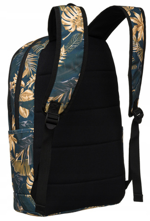 Klassischer Damen Rucksack aus Polyester mit Blumenmuster – Rovicky