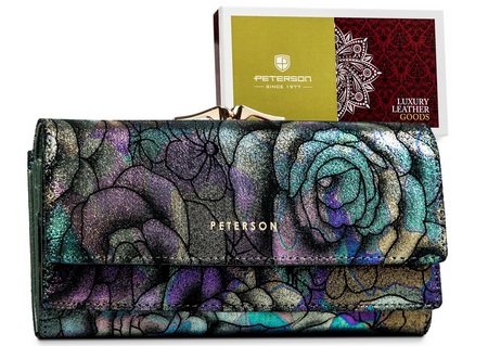 Große Damen Geldbörse aus Leder horizontal – Peterson