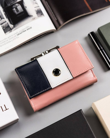 Kleine Damen Geldbörse aus Leder mit RFID Schutz – Peterson