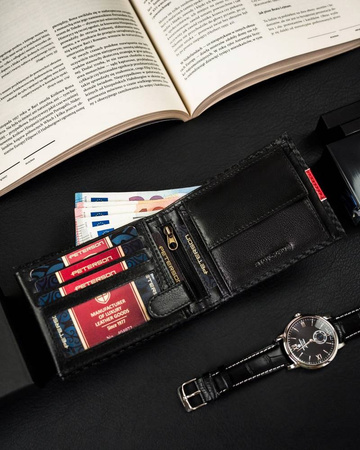 Herren Geldbörse aus Echtleder ohne Verschluss – Peterson