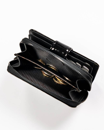 Damen Geldbörse mit Reißverschluss und Druckknopf – 4U Cavaldi