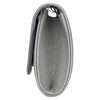 Brokat-Damen-Clutch aus synthetischem Stoff in Silberfarbe - Rovicky