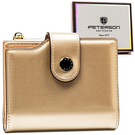 Geräumige Damen Geldbörse aus Öko-Leder – Peterson