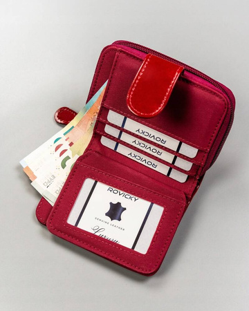 Klassische geräumige Damen Geldbörse aus Öko-Leder – 4U Cavaldi