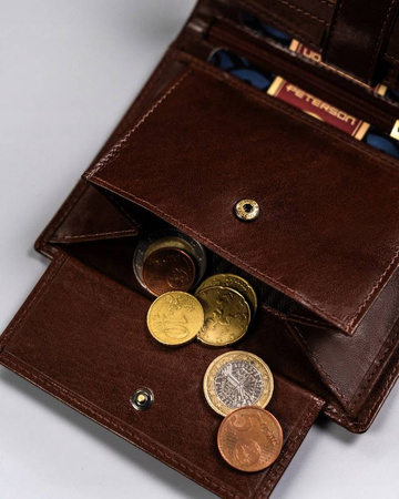 Große Herren Geldbörse aus Leder – Peterson