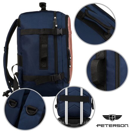 Geräumiger Reise-Rucksack mit USB-Anschluss – Peterson