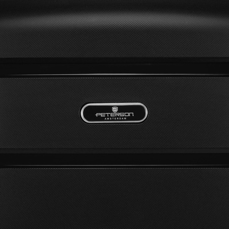 Kofferset in Schwarz aus Polypropylen mit Zahlenschlössern - Peterson