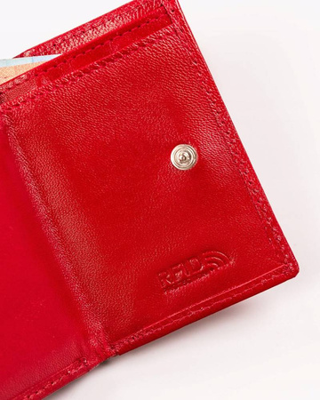 Kleine Damen Geldbörse aus Leder mit Druckknopf – Peterson