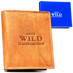 Große Herren Geldbörse aus Leder – Always Wild