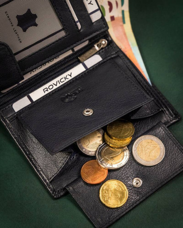 Vertikale Herren Geldbörse aus Leder – Rovicky